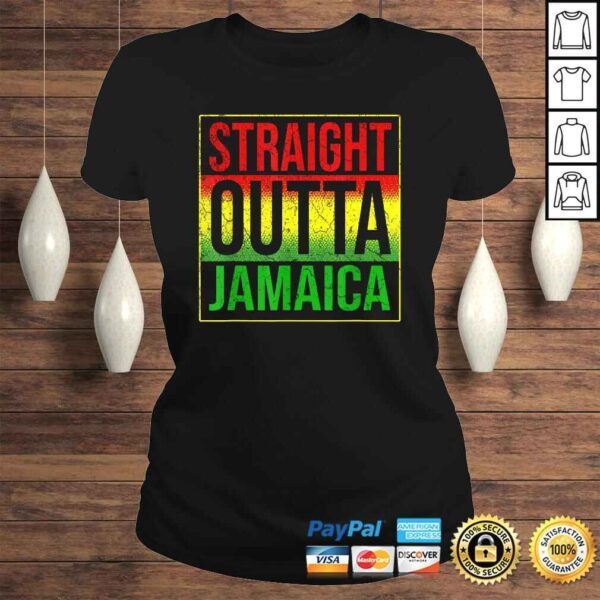 Jamaica Straight Outta Jamaica Rasta Shirt - Image 3