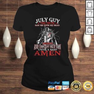 ClassicLadies July Guy Devil Birthday Gifts for Boyfriend Husband Son Tshirt