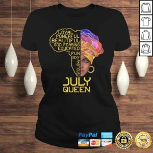 ClassicLadies July Queen Birthday Shirt Cancer Leo Pride