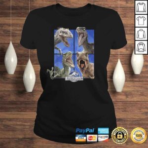 ClassicLadies Jurassic World Group Of 4 Dinosaur Roars Graphic Shirt