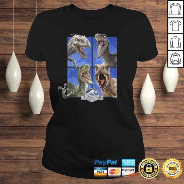 Jurassic World Group Of 4 Dinosaur Roars Graphic Shirt - Image 3