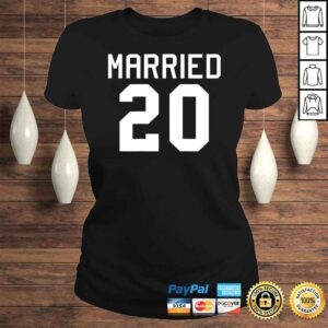 ClassicLadies Just Married 2020 Matching Couples Honeymoon Anniversary TShirt Gift