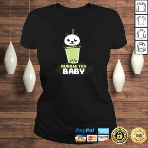 ClassicLadies Kawaii Bubble Tea Boba Tea Design Tshirt