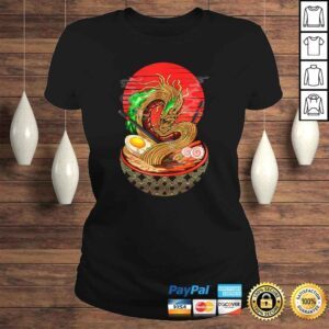 ClassicLadies Kawaii Ramen Shirt Funny Japanese Asian Noodles Dragon TShirt