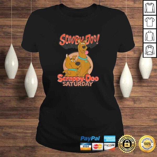 Kids Scooby-Doo Scrappy And Scooby Saturday PortraiGift TShirt - Image 3