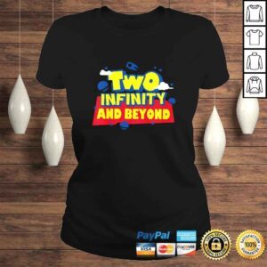 ClassicLadies Kids Two Infinity N Beyond 2nd Birthday Children Toddler Boys Gift TShirt