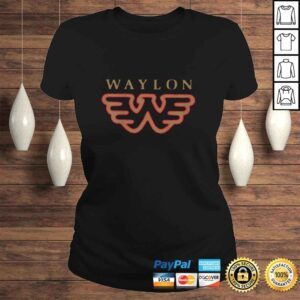 ClassicLadies Kids Waylon Jennings Flying W Kids Official Merchandise Tshirt