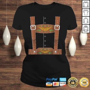 ClassicLadies Lederhosen Oktoberfest Halloween Costume TShirt