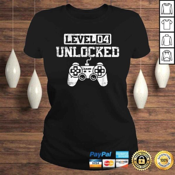 Level 4 Unlocked Vintage Shirt Celebrate 4th Wedding - Image 3