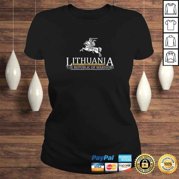 Lithuanian Flag Coat of Arms KnighT-shirt - Image 3