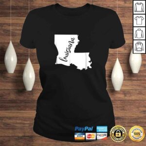 ClassicLadies Louisiana Shirt Gift Women Men Kid Roots State Map Home Love