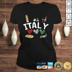 ClassicLadies Love Italy and Everything Italian Culture Tee TShirt