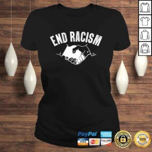 ClassicLadies Lovely End Racism Shirt Peace Against Racism Refugee