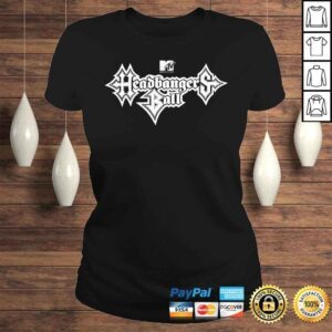 ClassicLadies MTV Headbangers Ball Outline Logo TShirt