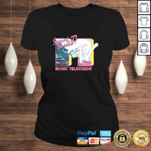 ClassicLadies MTV Logo Spring Break 1987 Throwback TShirt