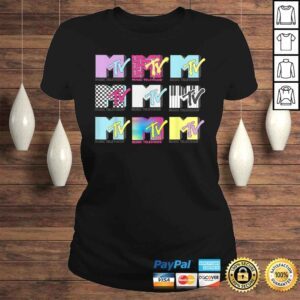 ClassicLadies MTV Logo Stack Style Graphic TShirt