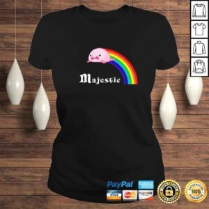 ClassicLadies Majestic Blobfish Shirt Funny Blobfish Rainbow Shirt Tee