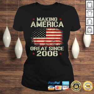 ClassicLadies Making America Great Since 2006 Vintage Gifts 14th Birthday Gift TShirt