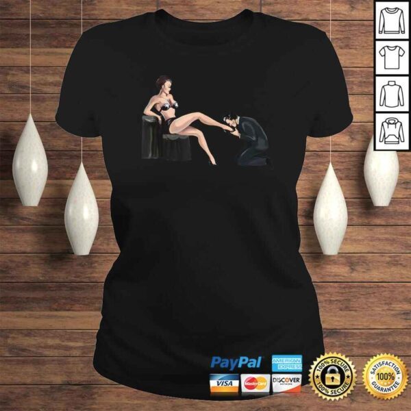 Man In Submission BDSM High Heel Sexy Lingerie Dominatrix TShirt - Image 3