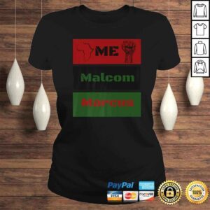 ClassicLadies Marcus Malcolm for Red Black and Green African Fist Shirt