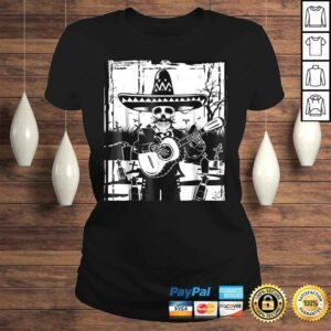 ClassicLadies Mariachi Skeleton Shirt Dia De Los Muertos Tequila Tee Shirt