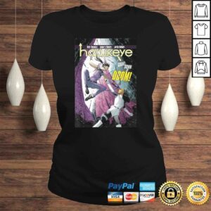 ClassicLadies Marvel Hawkeye Count Down To Doom Comic Cover Shirt