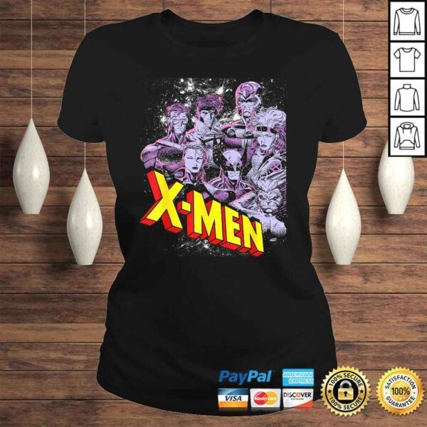 Marvel X-Men Vintage Team Retro Graphic Tee T-Shirt - Image 3