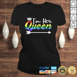 ClassicLadies Matching Lesbian Couple Gift Her Queen Girlfriend Pride LGBTee Shirt