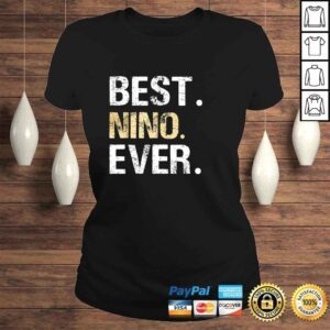 ClassicLadies Mens Best Nino Ever graphic Gift for Spanish Mexican Godfather Shirt