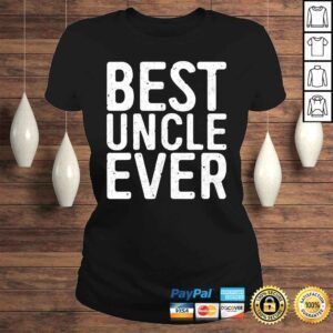 ClassicLadies Mens Best Uncle Ever Tshirt