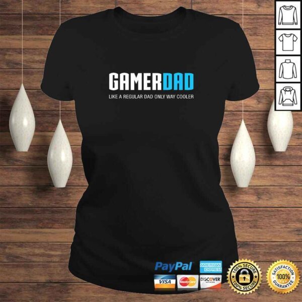 Mens Gamer Dad Shirt, Funny Cute Father's Day Gift - Image 3