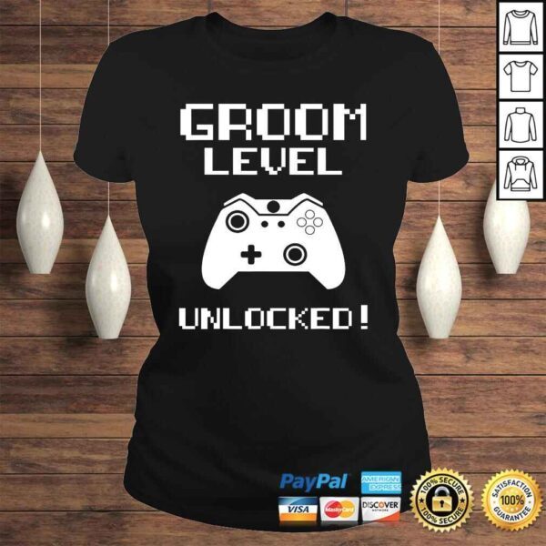 Mens Groom Bachelor Party Shirt - Funny Gamer Groom Shirt - Image 3