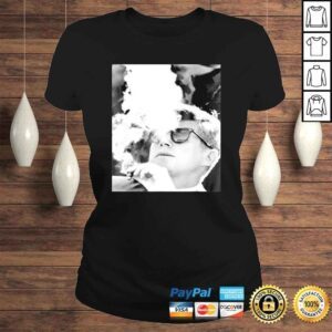 ClassicLadies Mens John F Kennedy 35th President JFK Smoking Cigar TShirt