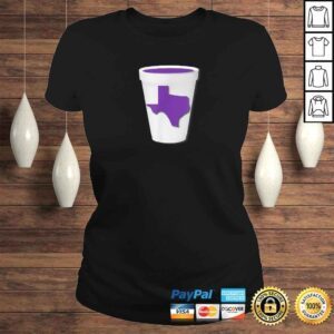 ClassicLadies Mens Texas Lean Screw Styrofoam Cup Tshirt