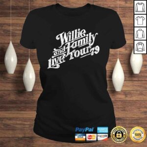 ClassicLadies Mens Willie and Family Live Tour 79 Tee