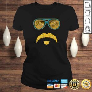 ClassicLadies Minshew Mentality Mustache and Sunglasses Tee TShirt