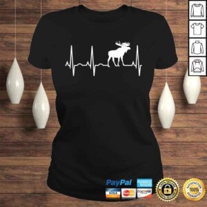 ClassicLadies Moose HeartbeaShirt for Moose Lovers Moose Gift TShirt