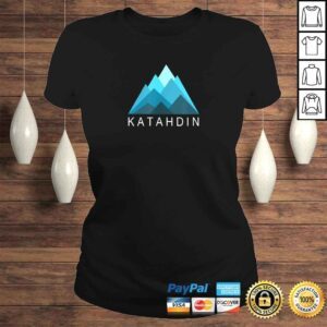 ClassicLadies Mount Katahdin Maine Mountain Hiking Tee TShirt