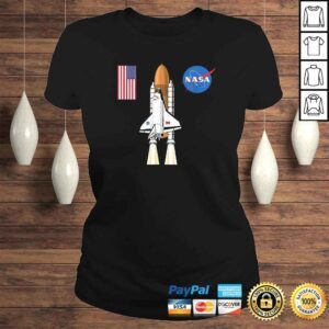 ClassicLadies NASA Atlantis Space RockeShirt