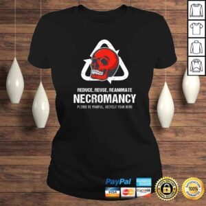 ClassicLadies Necromancy Gamer D20 Dice Dungeon Dragons Gaming Gift VNeck TShirt