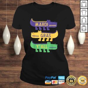 ClassicLadies New Orleans Mardi Gras For Kids Funny Gator Carnival Costume Gift Top