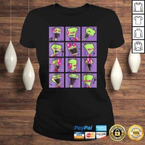 ClassicLadies Nickelodeon Invader Zim Freak Out Collage Gift TShirt