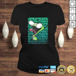 ClassicLadies Nickelodeon Invader Zim GIR Impending DOOM song TShirt Gift