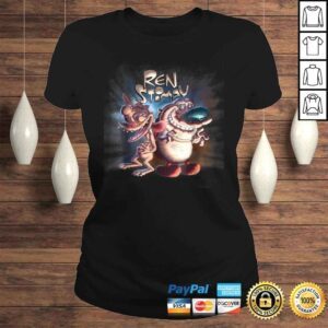 ClassicLadies Nickelodeon Ren And Stimpy Realistic Humorous TShirt