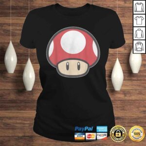 ClassicLadies Nintendo Super Mario Mushroom PowerUp Graphic Gift Top