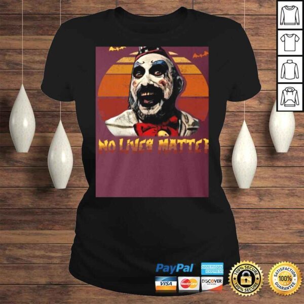 No Lives Matter Captain Vintage Retro Spauldin T-shirt - Image 3