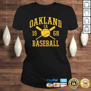 ClassicLadies Oakland Baseball Vintage OAK Pride Retro Distressed Shirt