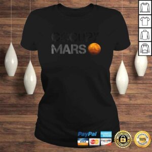 ClassicLadies Occupy Mars VNeck TShirt 1