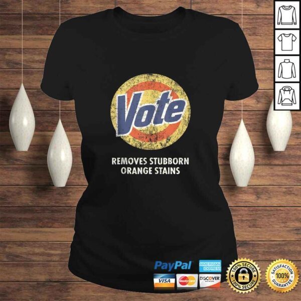 Official Anti-Trump Vote Detergent Funny Vintage TShirt - Image 3