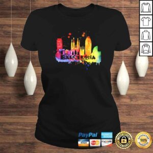 ClassicLadies Official Barcelona Spain Souvenir Landscape Gift TShirt